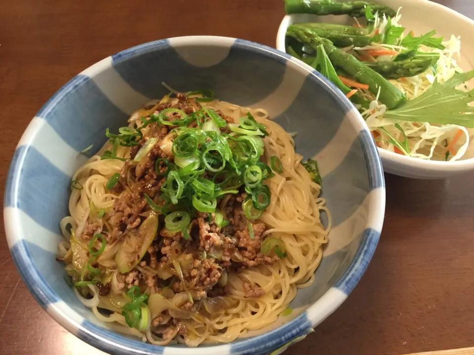 汁なし担々麺パスタ|愛ペガさん