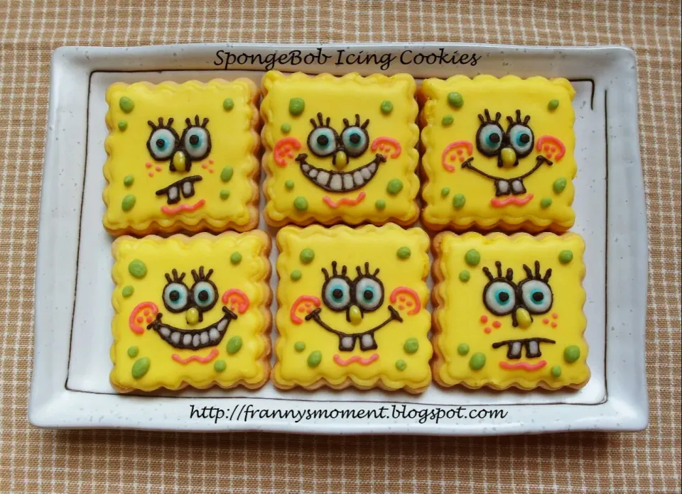 SpongeBob Icing Cookies|Frannyさん