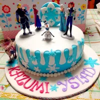 single tier Frozen cake|jack tadeoさん