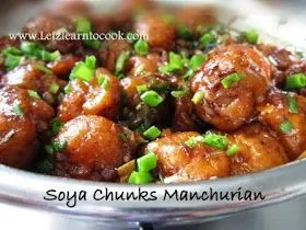 Soya chunks/meal maker manchurian|Letzlearntocookさん