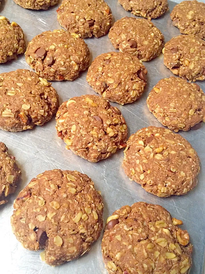 Chocolate oatmeal cookies!|mamakumiさん