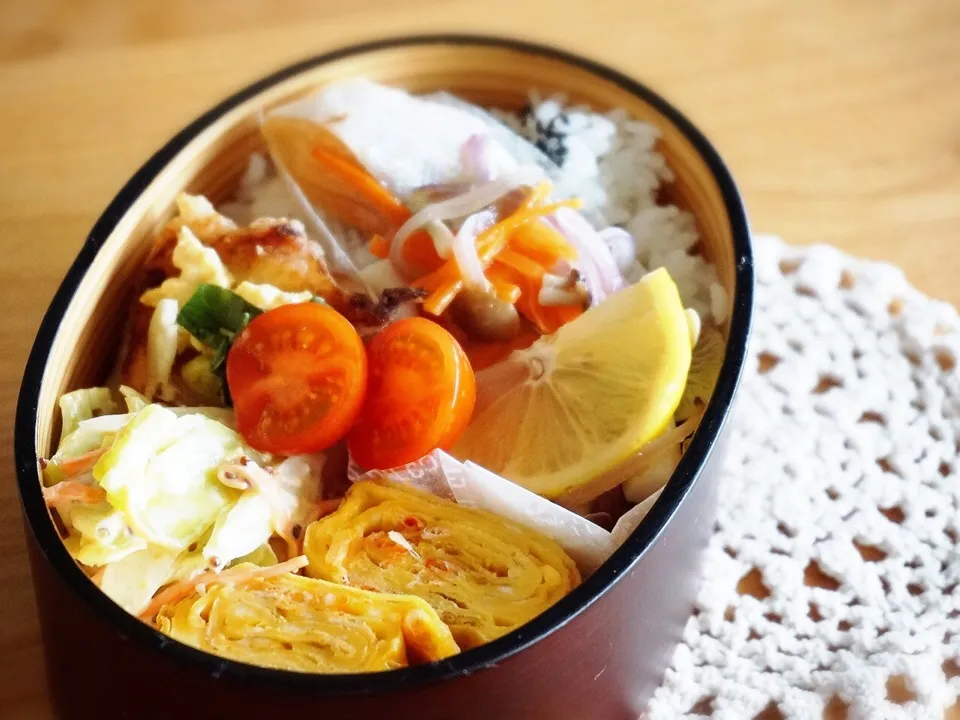 チビ鮭のホイル焼き弁当|tacconcinaさん