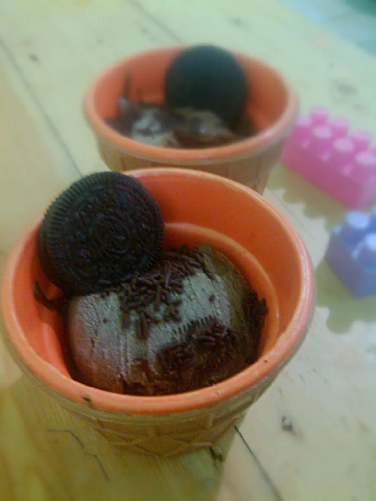 Snapdishの料理写真:es krim pisang coklat|cancerina pandanさん