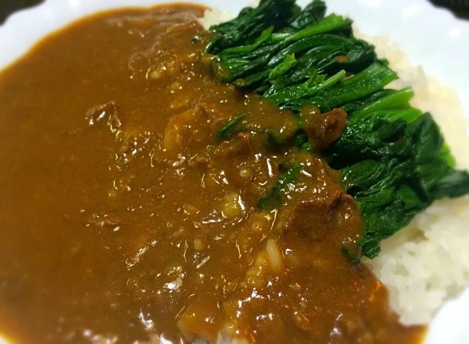 Snapdishの料理写真:夜は ポパイカレー？|mottomoさん