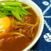 Snapdishの料理写真:チキンカレーラーメン|Sunao  Akamatsuさん