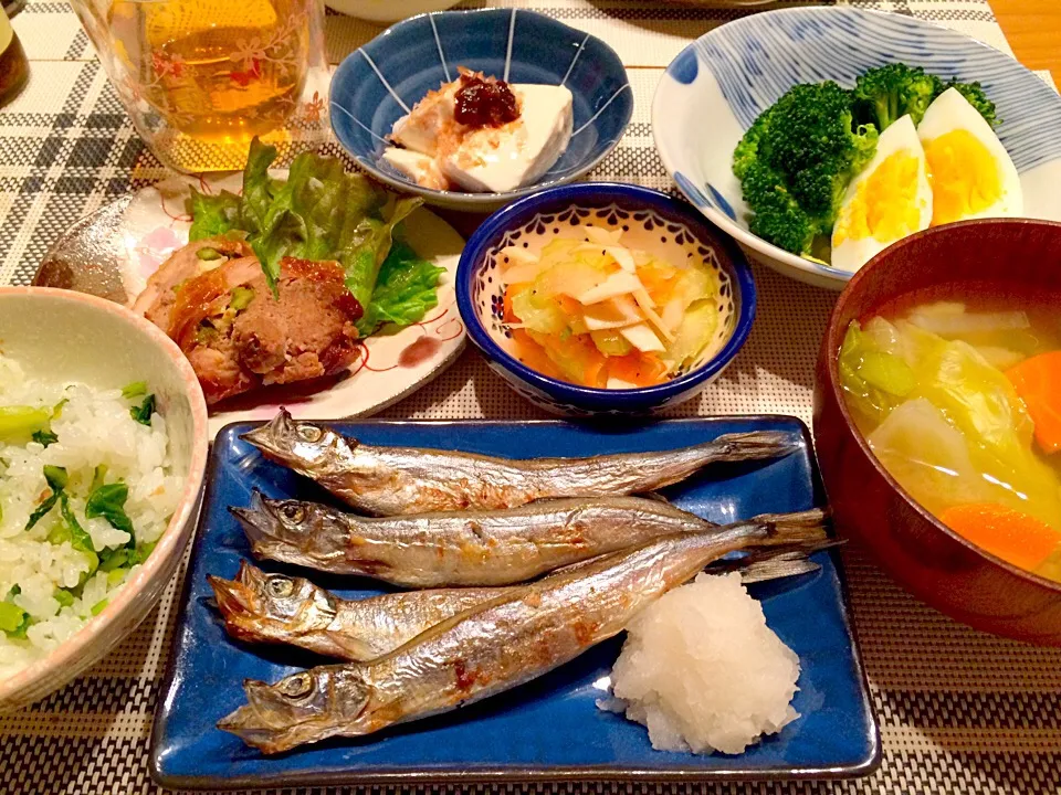 ししゃもの干物が美味しい～和食な夕飯꒰✩'ω`ૢ✩꒱|airi-nさん