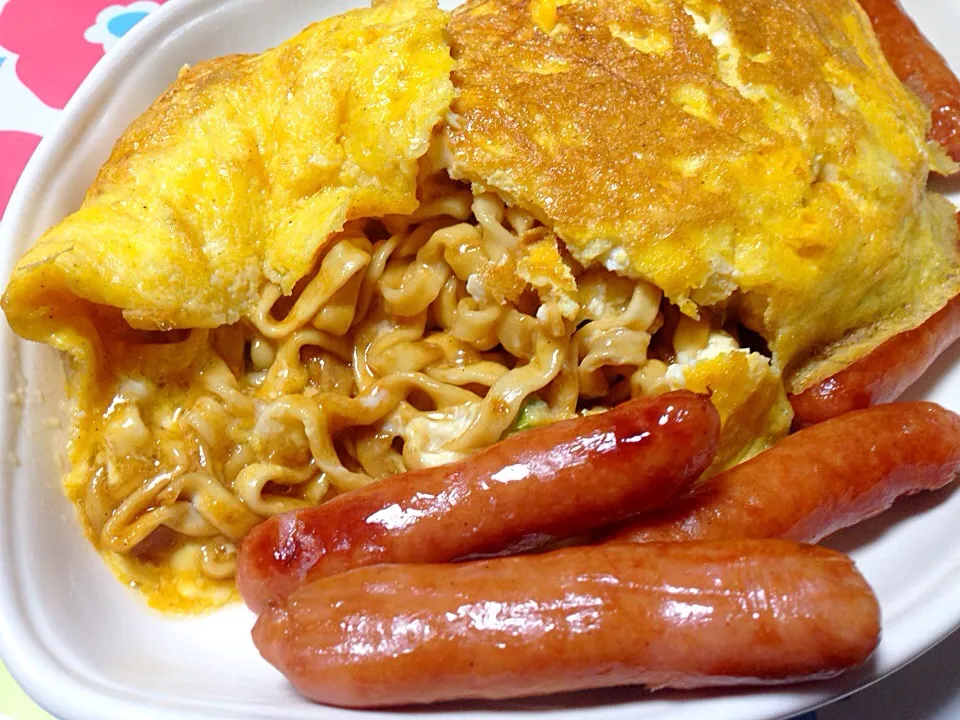 Snapdishの料理写真:オムうどん|はっちぃさん