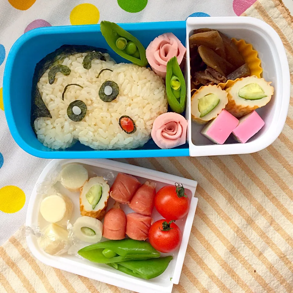 Snapdishの料理写真:しんちゃん弁当☆|あけみさん