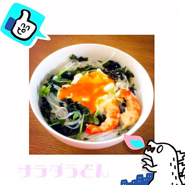 Snapdishの料理写真:サラダうどん|ゆみさん