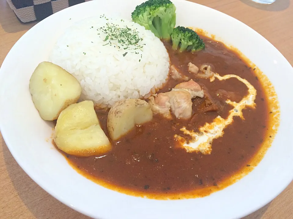 サニーサイドカフェ チキンカレー|ハナウサギさん