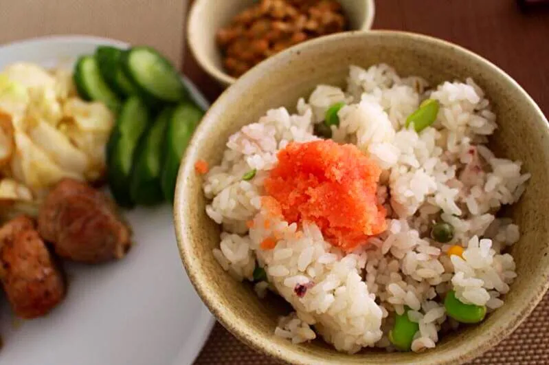 豆の炊込みご飯o(^▽^)o|もも太郎さん