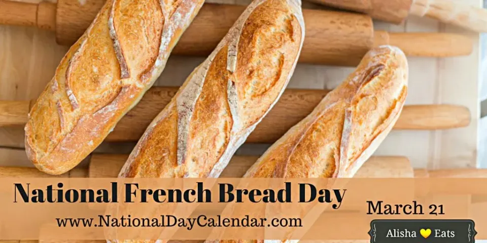 Snapdishの料理写真:🍞 😃 🍞 Happy National French Bread Day🍞😃 🍞 #Bread #FoodDay ❤|Alisha GodsglamGirl Matthewsさん