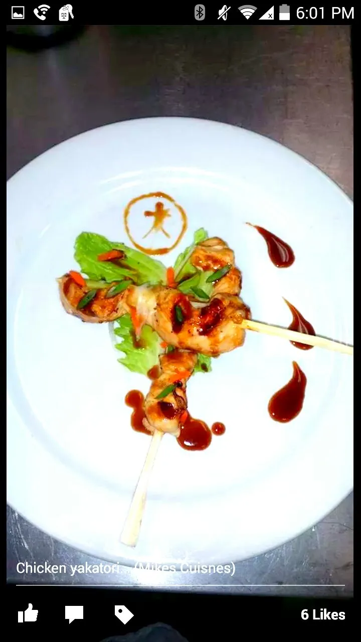 chicken yakitori....(ok might have spelled that wrong...lol)|mike perezさん