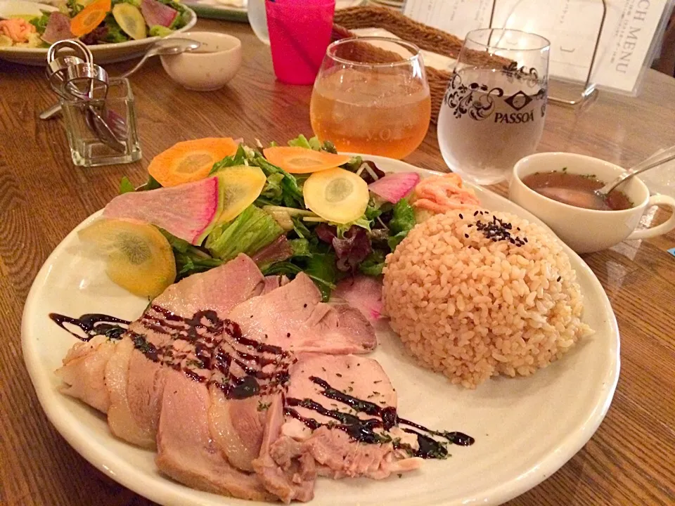 日替わりランチ with ブランデースプリッツァーいちご|ゆっぺさん