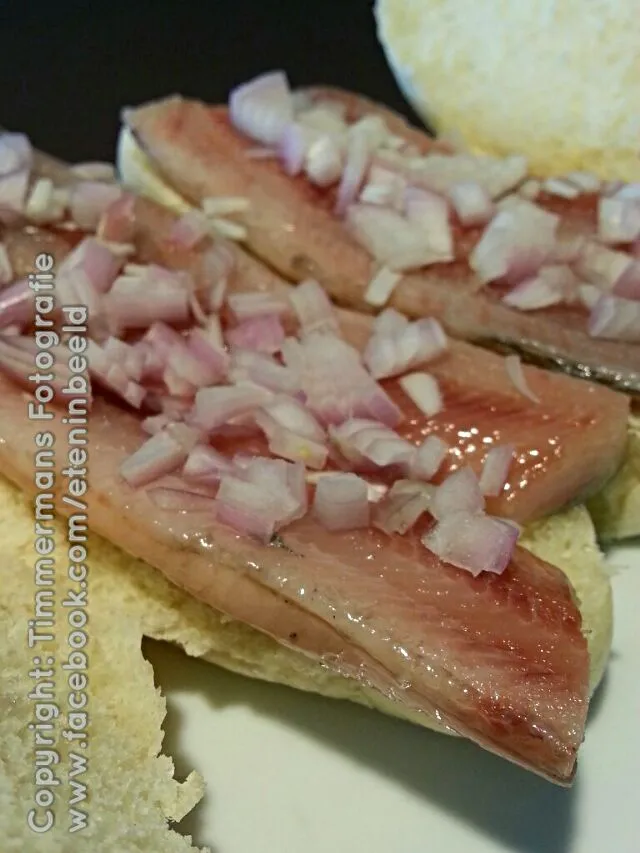 Typical Dutch:
Soused herring on a roll|Frank&Jolanda - Eteninbeeldさん