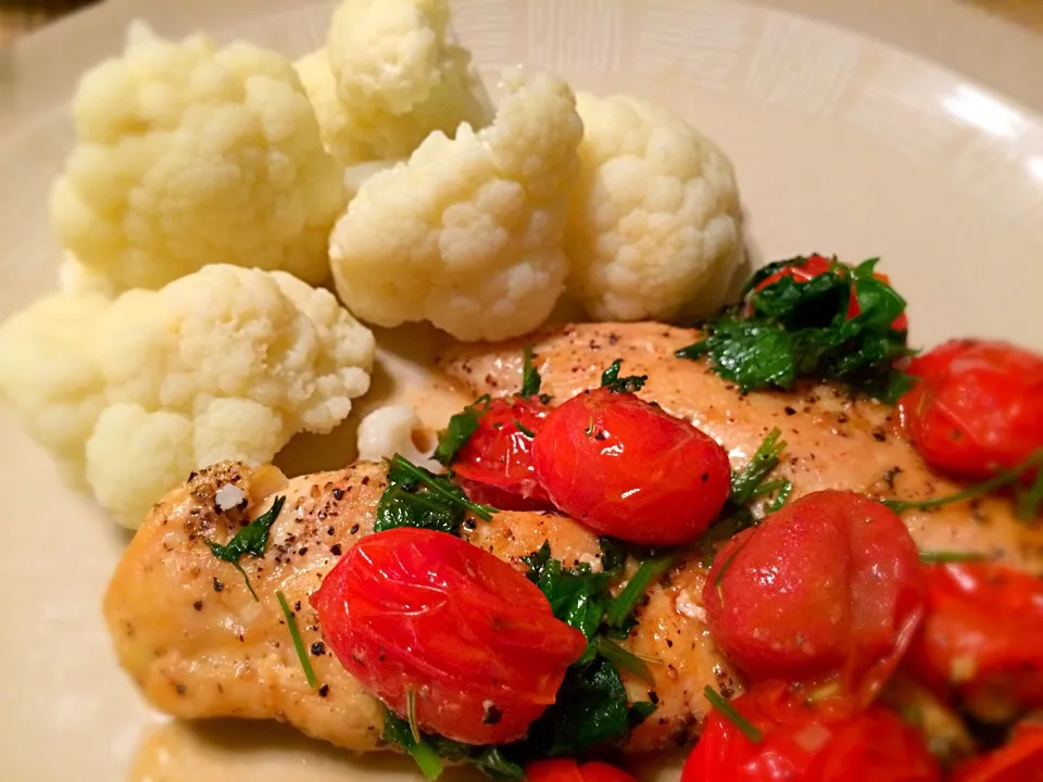 Chicken, Cauliflower, Tomatoes|Nanaさん