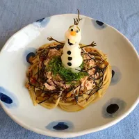 Snapdishの料理写真:なめこツナおろしスパ