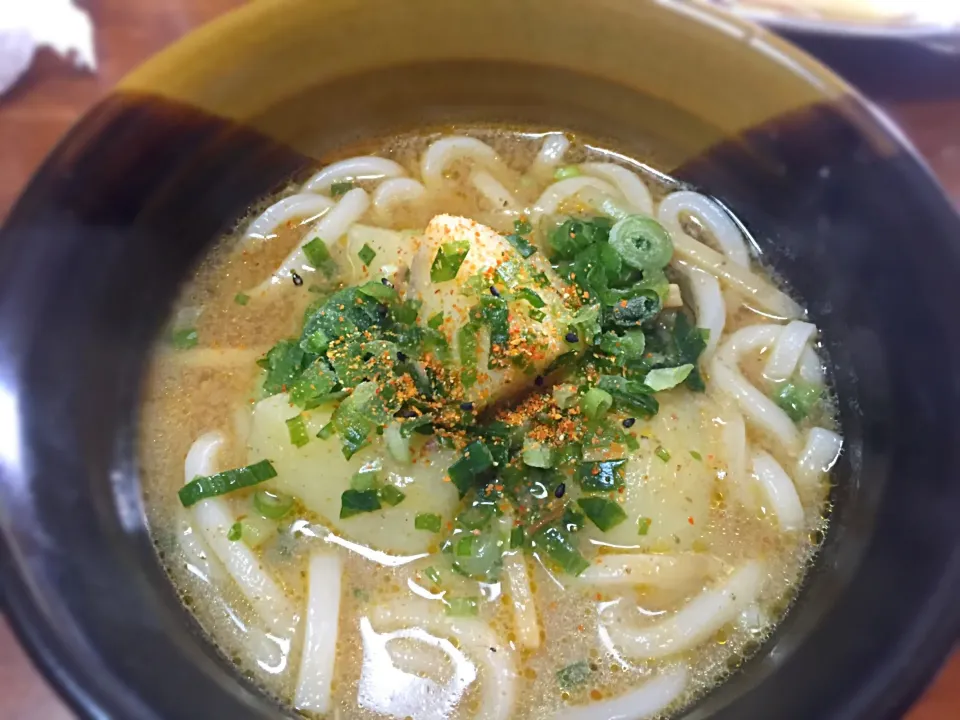 イエローカレーでカレーうどん笑|Shimoda Tohruさん