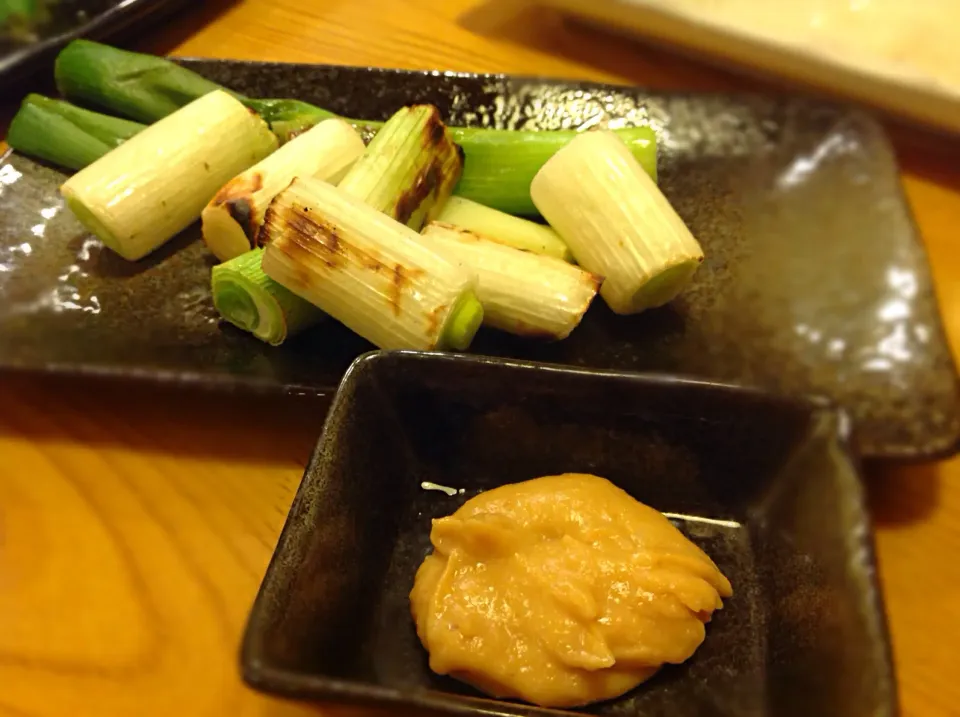 長ネギ一本焼き😋|アライさんさん