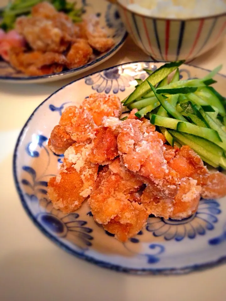 息子の大好物‼︎からあげ|はまさん