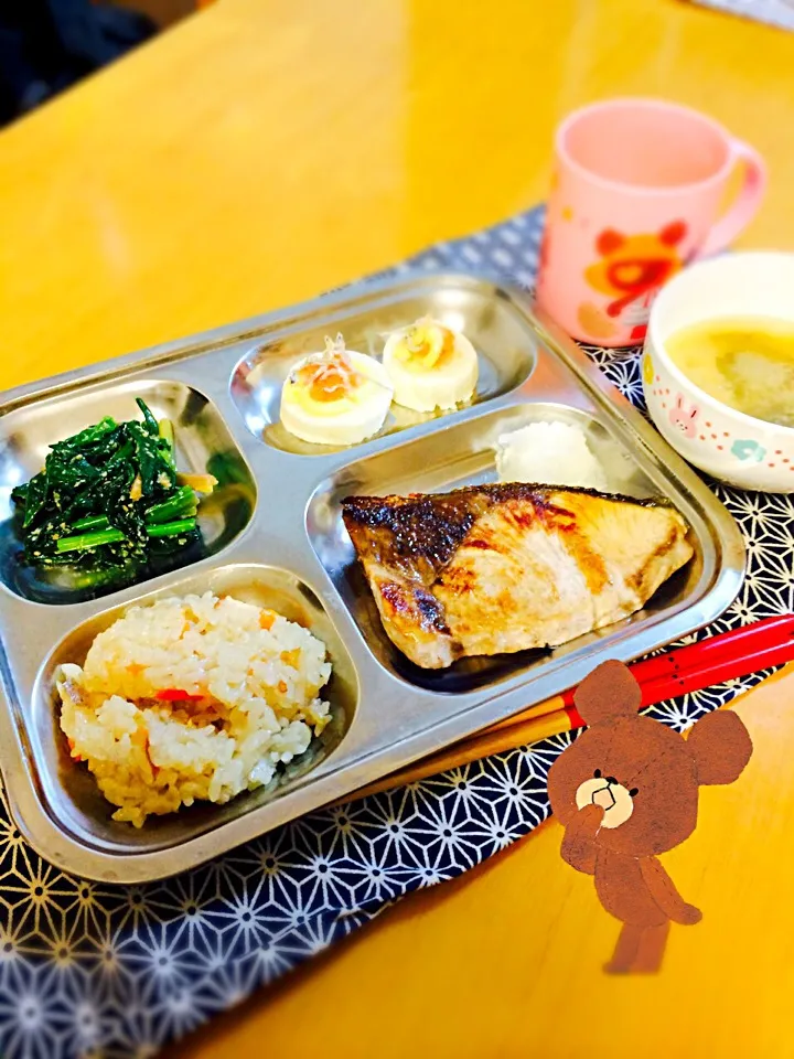 ブリの塩焼き定食♪|☆マミ☆さん