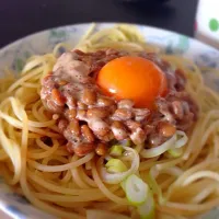 納豆パスタ|ゆきさん