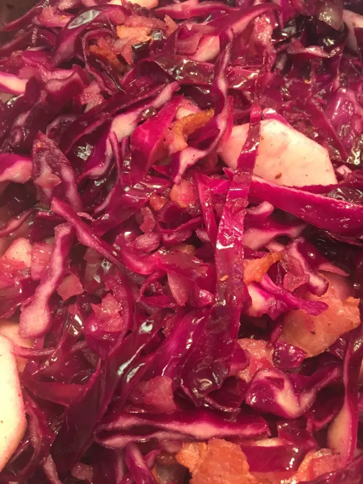 Grama Wirsig's German Red Cabbage - just starting to simmer|lori anneさん