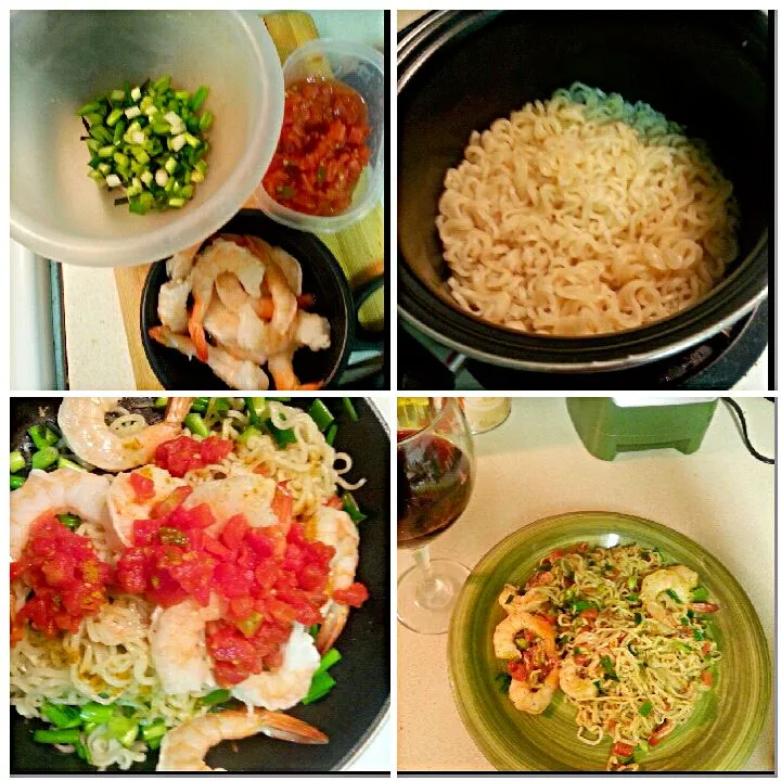 Ramen Noodle w/shrimp  #stirfry #Vegetables #EmptyTheFridge|Kellea Tibbsさん