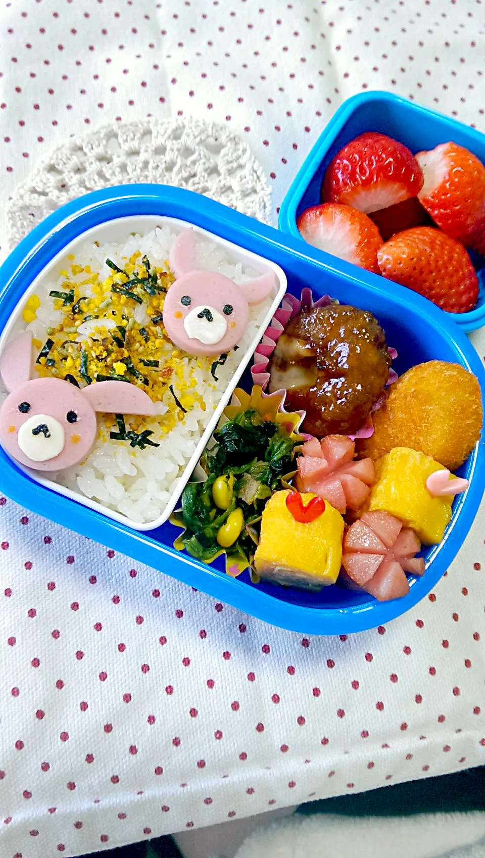 うさぎ組最後のお弁当💕|eriiiiさん