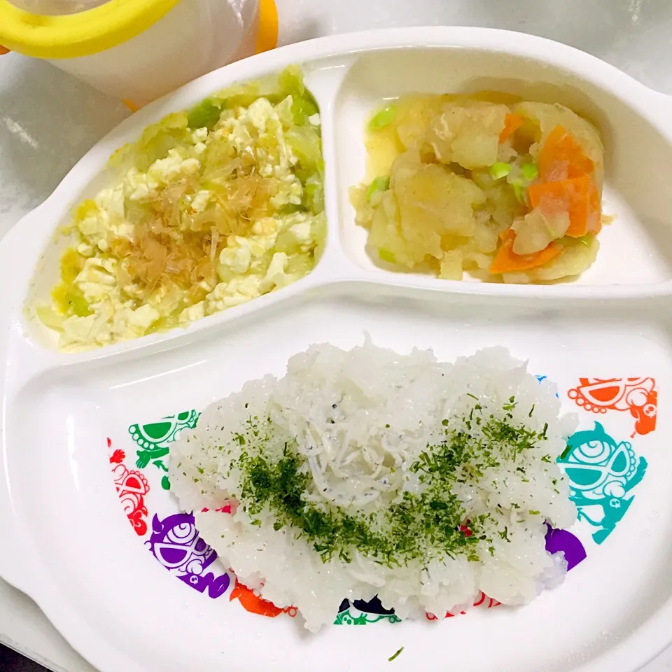 しらすと青のり粥♡お豆腐と野菜和え♡ベビ用肉じゃが|湊叶ママさん