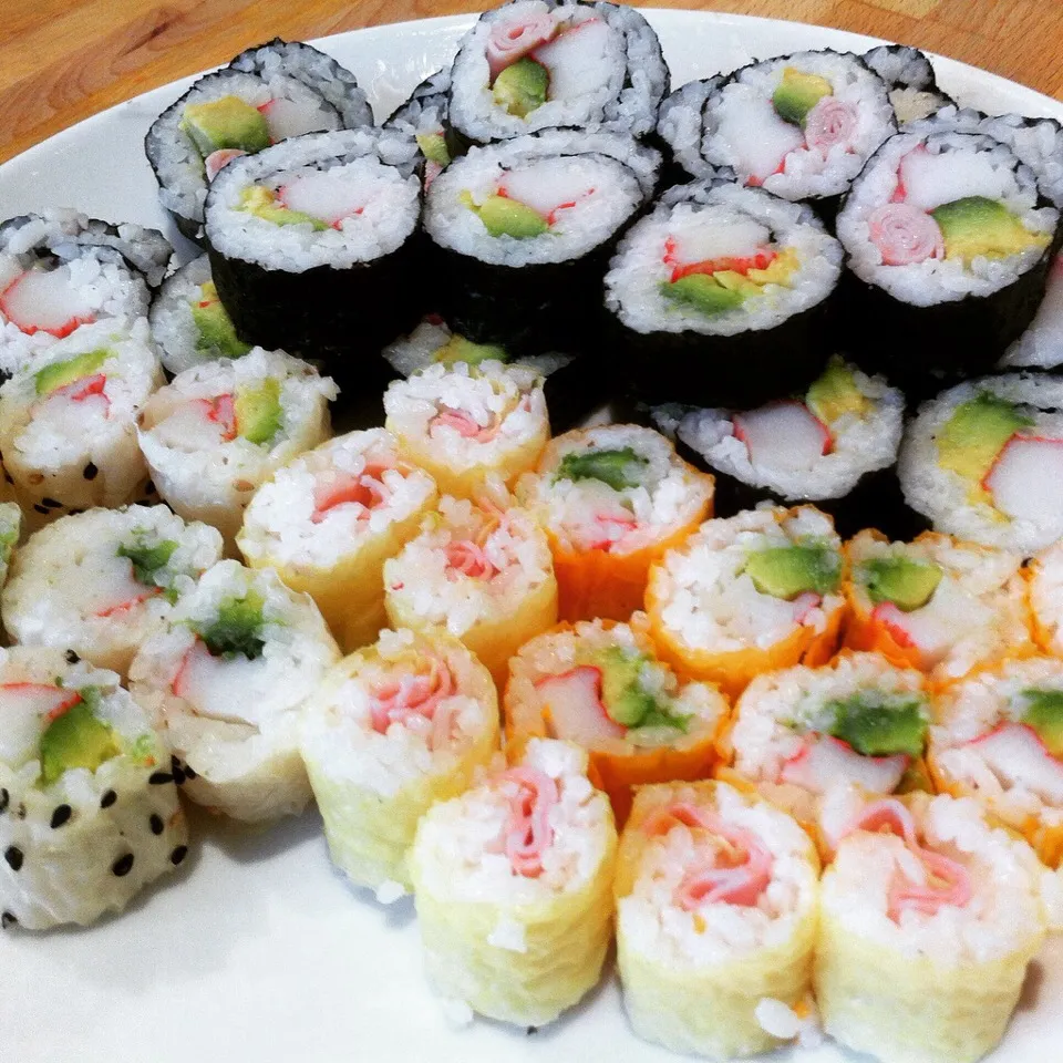 Sushi with soy wrapper|Carol Liさん