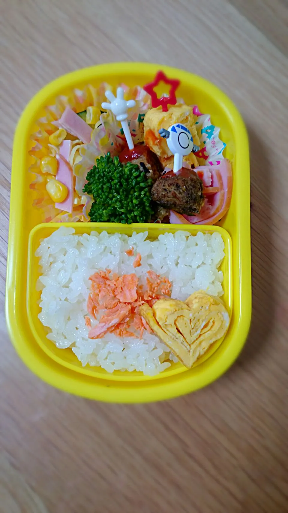 Snapdishの料理写真:幼稚園のお弁当 3.22|こうちゃんmamaさん