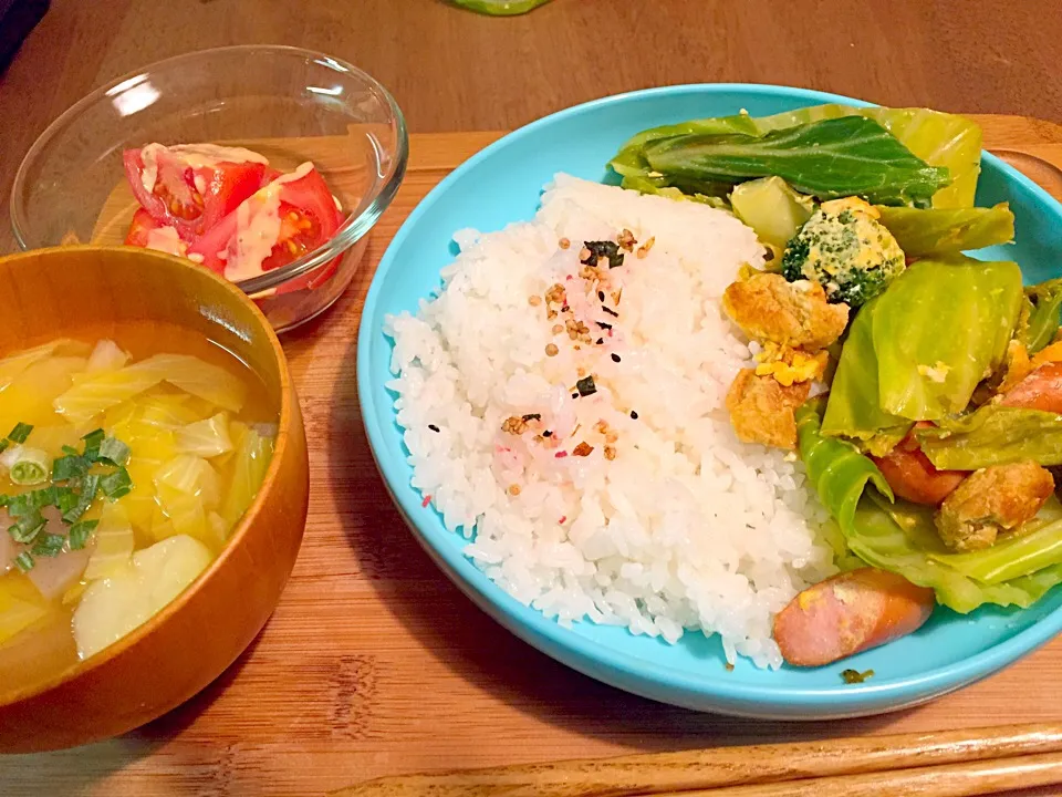 からし醤油野菜炒め|みさきさん