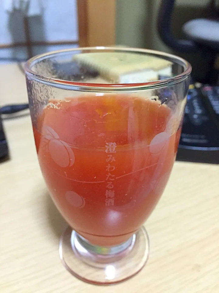 Snapdishの料理写真:焼酎の野菜ジュース割り|Rock  Bookさん