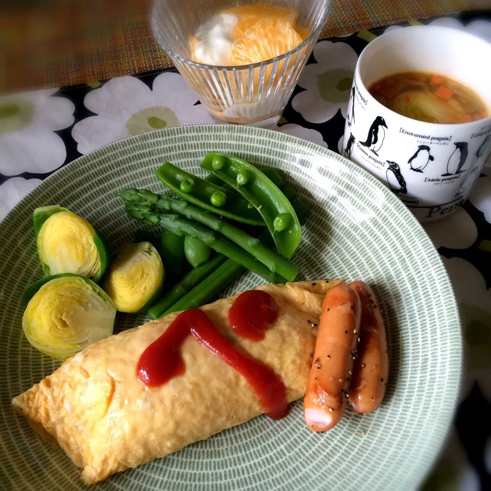 今日の朝ごはん|ぺんぎんさん