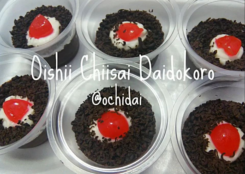 Blackforest Pudding #ochidaipudding|Oishii Chiisai Daidokoroさん