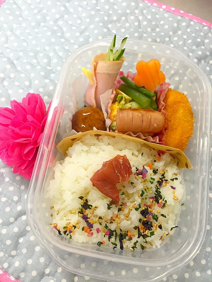 Snapdishの料理写真:あるもの弁当|くるみるくさん