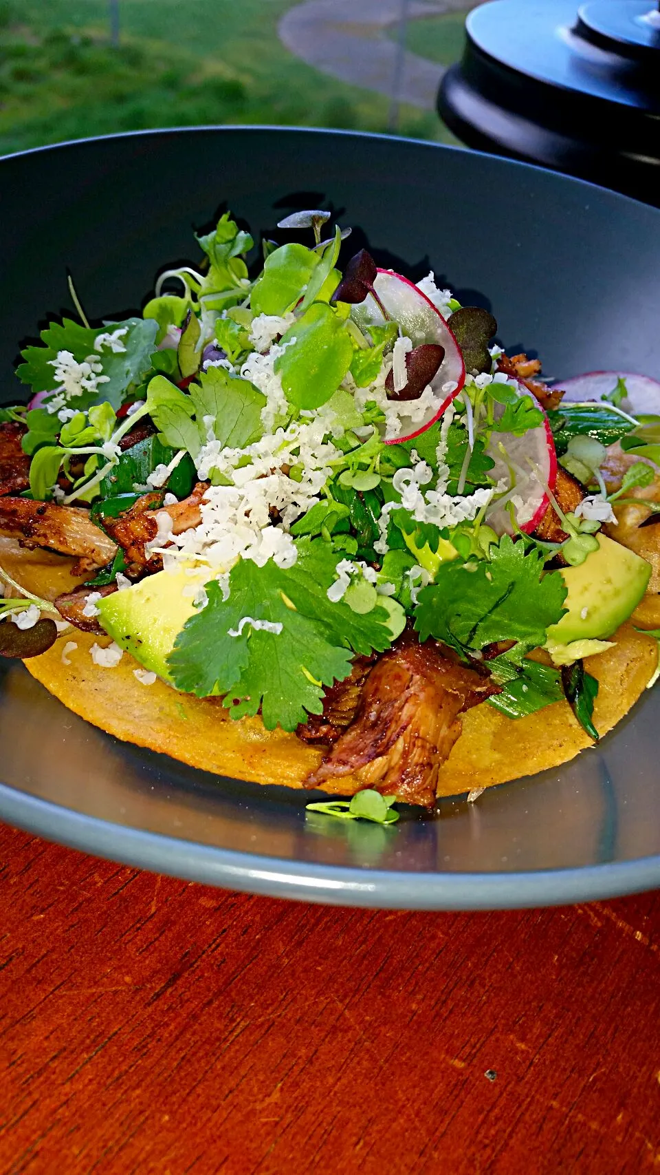 Duck Confit mole taco|Jenn Strangeさん