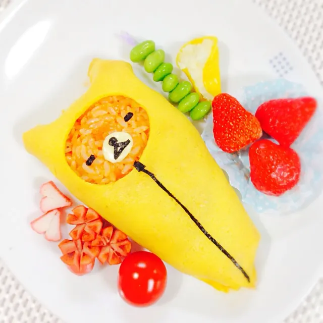 【レア品 未開封】リラックマ オムライスブランケット レア品 未開封】リラックマ オムライスブランケット