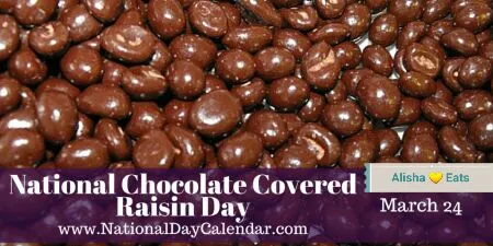 🍫🍫National Chocolate Covered Raisin Day 🍫 🍫 #Chocolate #Snack/Teatime 😋 #Fruit #Dessert ❤ #FoodDay ❤|Alisha GodsglamGirl Matthewsさん