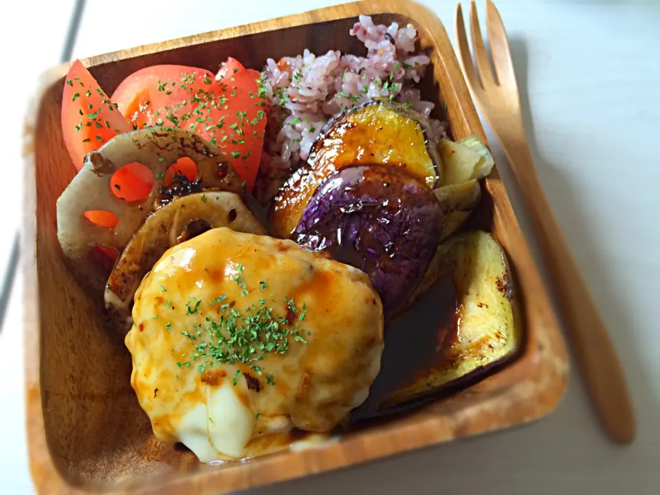 Snapdishの料理写真:ロコモコ丼|あおママさん