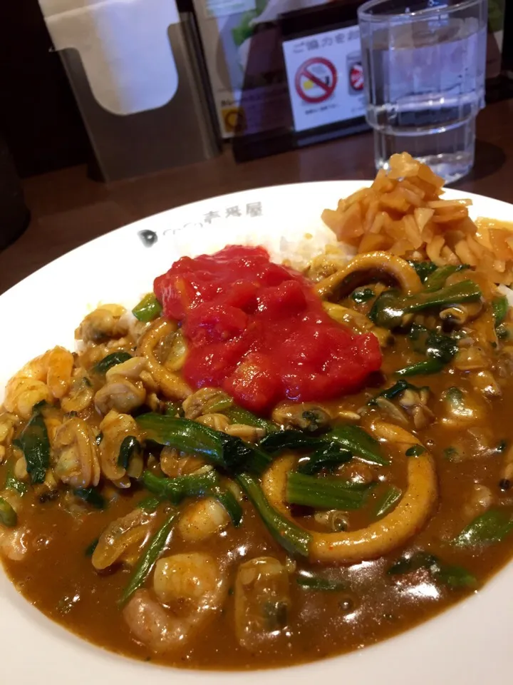 Snapdishの料理写真:✨盛り盛りトッピングカレー✨|中さんさん