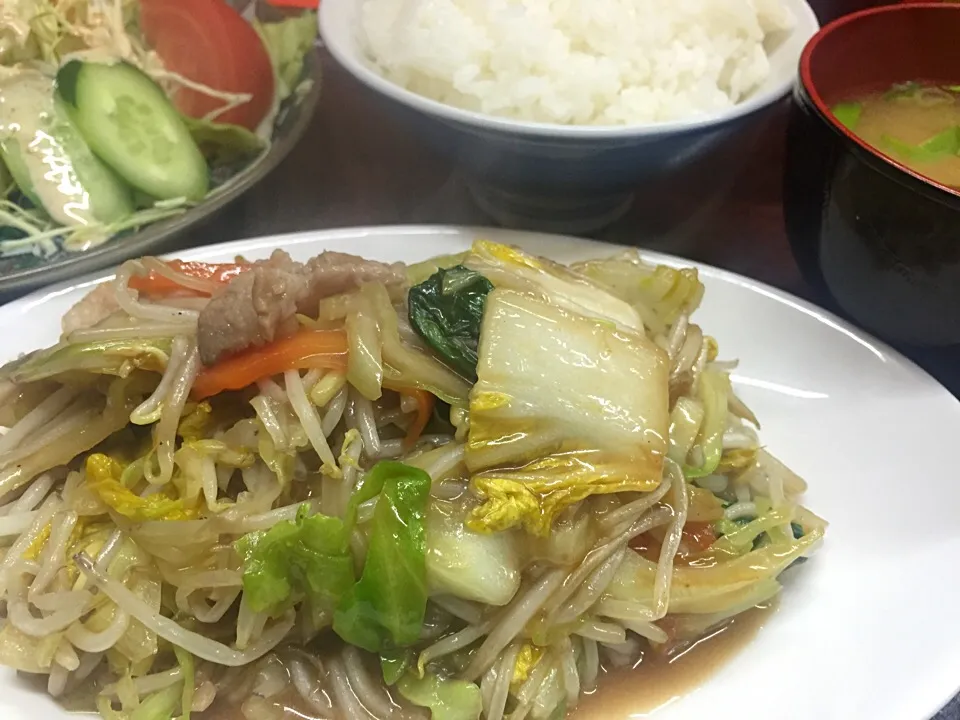 浜ちゃん食堂野菜炒め|たぁちさん