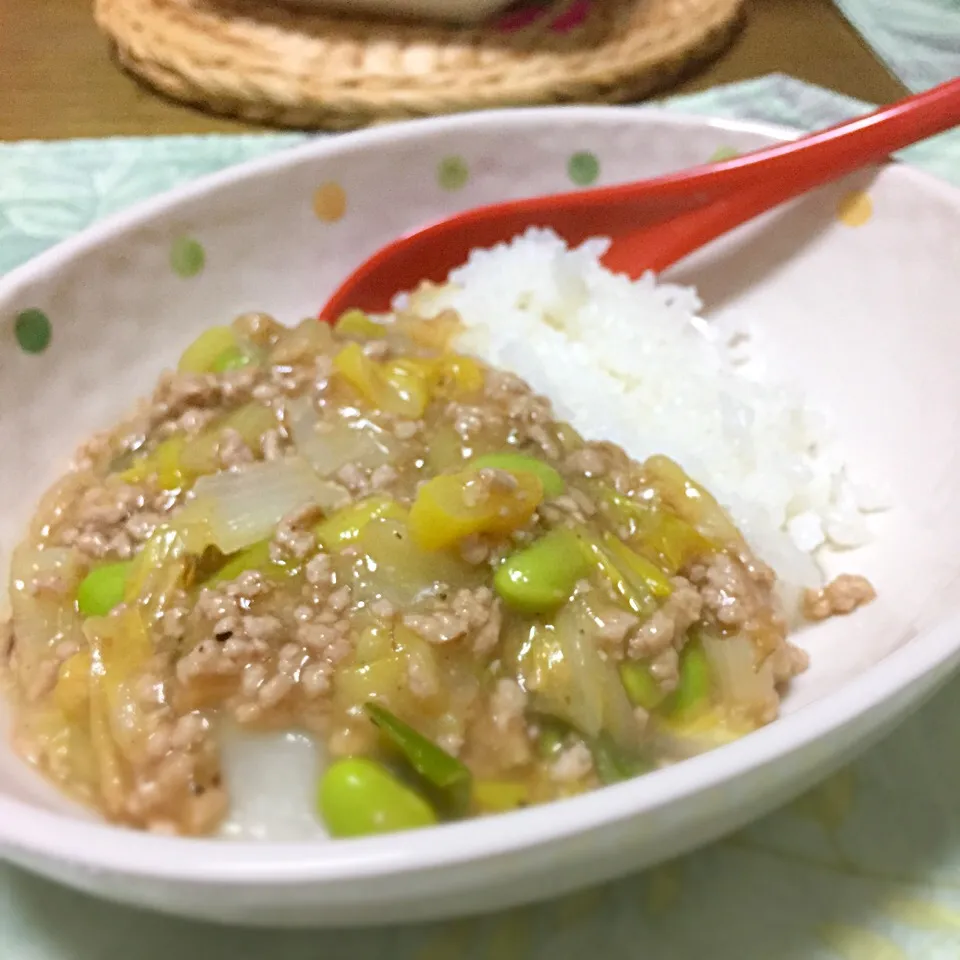 白菜と挽肉の餡掛け|Atsuko Takahashiさん