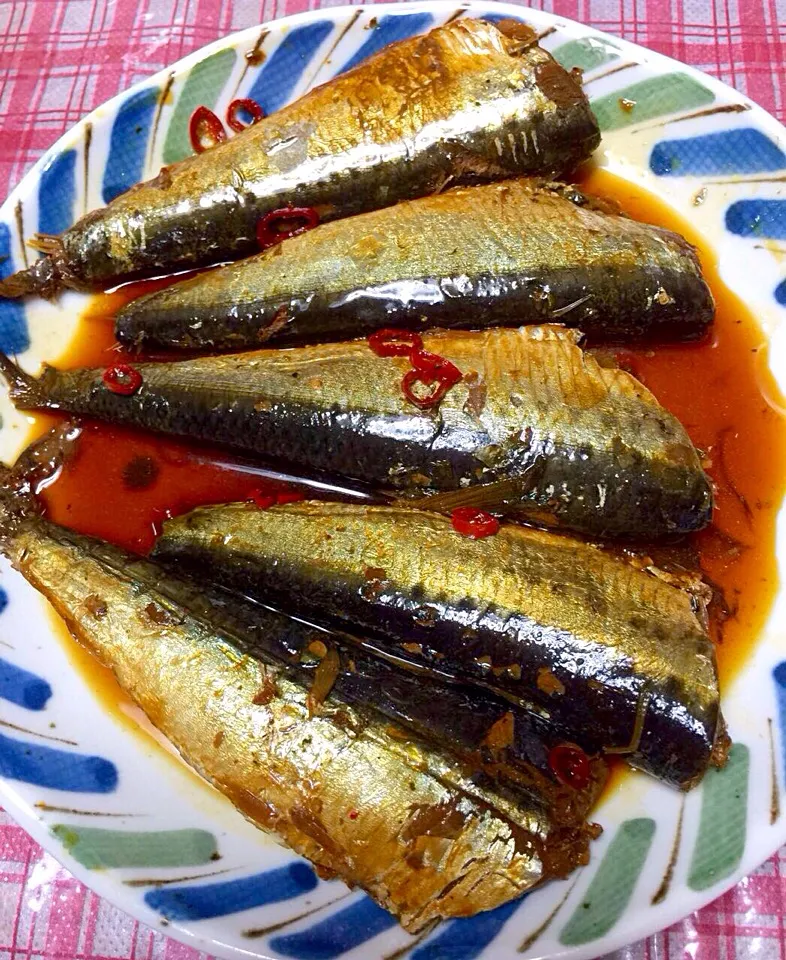 Snapdishの料理写真:Another home-made sardines witj lots of olive oils less salt :)|jans floraさん