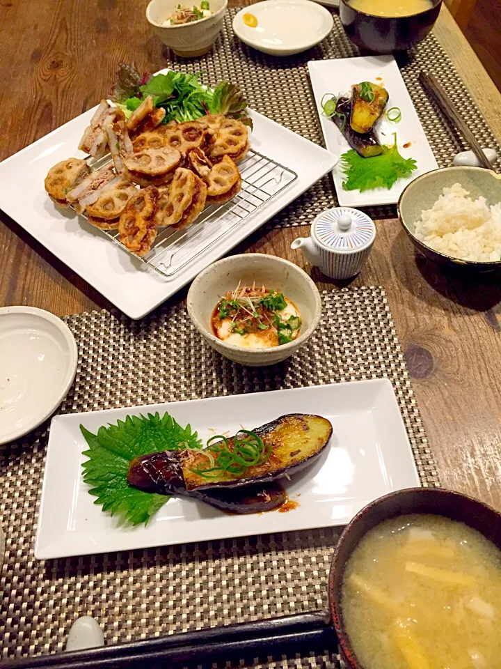 少しずつ我が家の定番メニューの晩御飯😊🍚|まみりんごさん