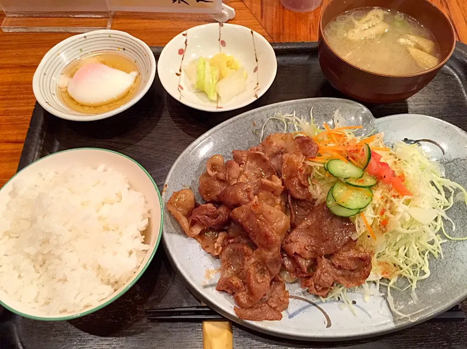 しょうが焼き定食|T. Wonderさん