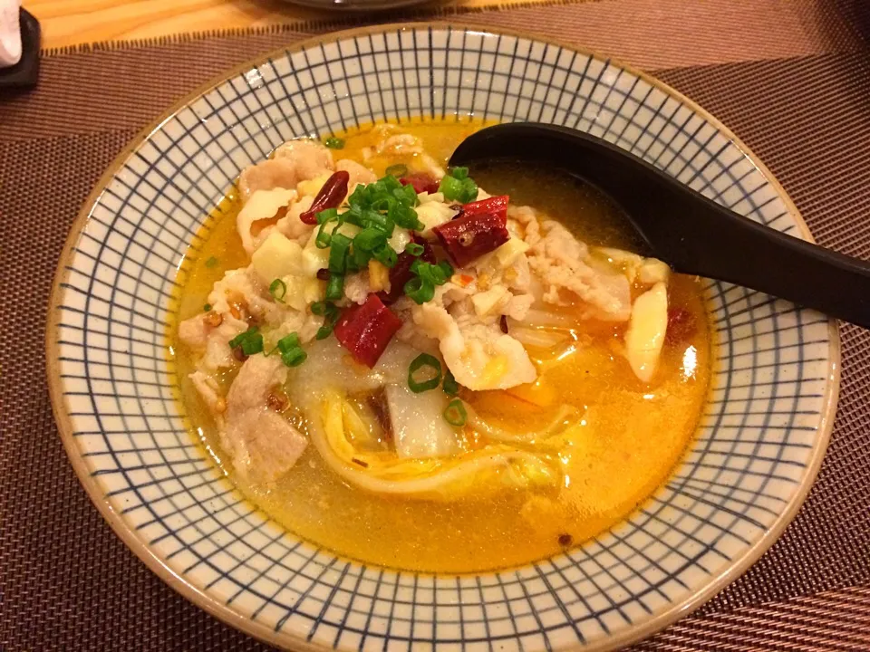 水煮肉拉麺 in 深圳|ito9215さん