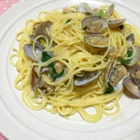 今日の Lunchメニューアサリパスタ my original pasta|cherykamariさん