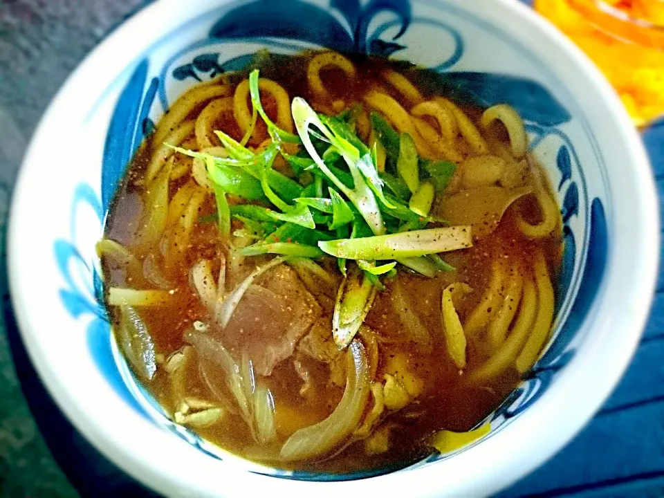 ダイエット開始の為、昼御飯兼、晩御飯は、カレーうどん🍜 なかなか美味しく出来ました❣|yokoさん